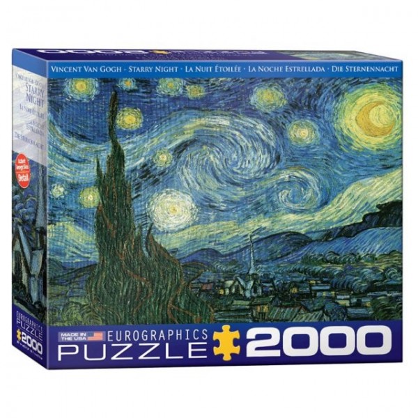 Gwiaździsta noc, Vincent van Gogh (2000el.) - Sklep Art Puzzle